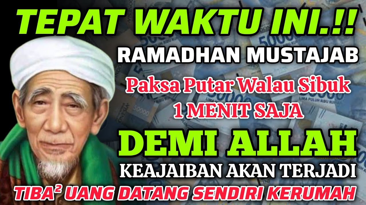 🔴ALHAMDULILLAH🤲 BARU PUTAR SEBENTAR UANG BENAR2 DATANG SENDIRI KERUMAH, DOA KEKAYAAN PALING MUSTAJAB