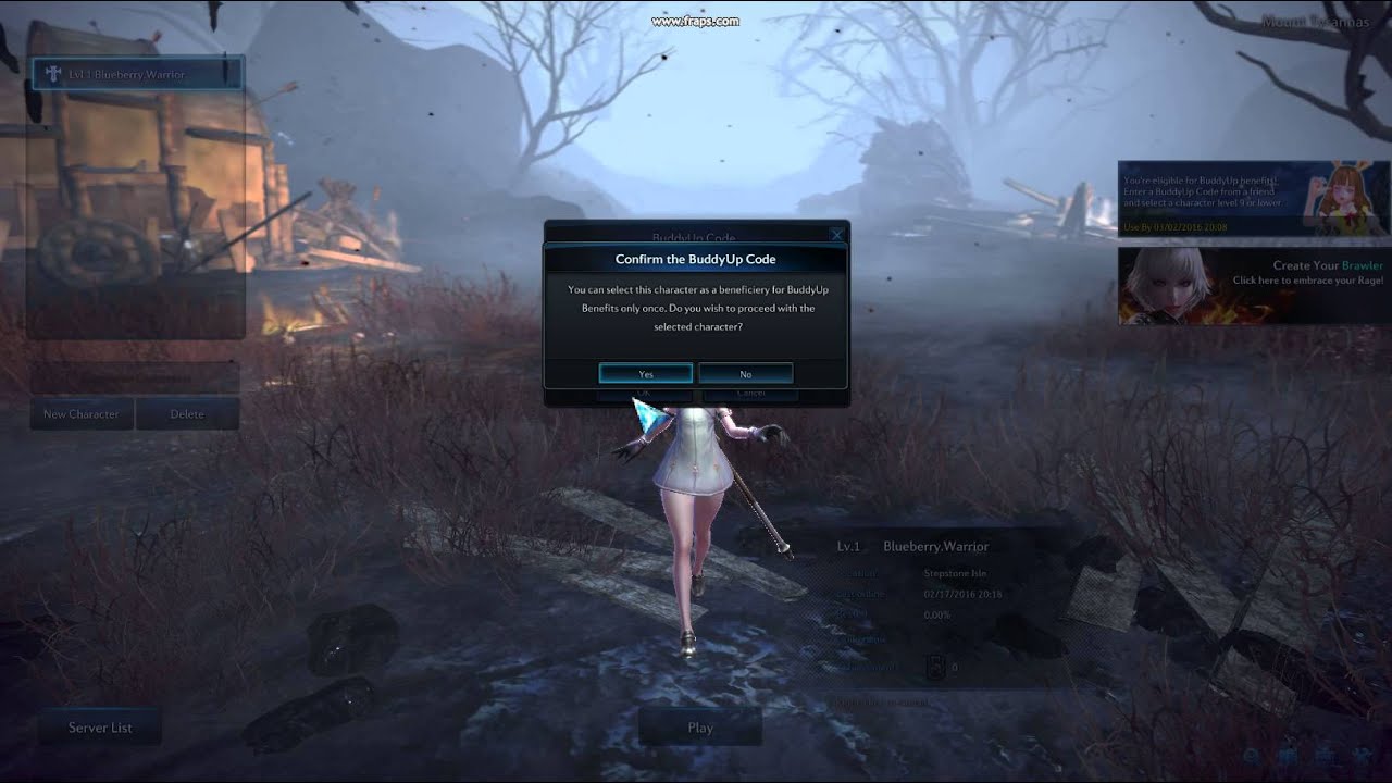 TERA BudyUp Code setup