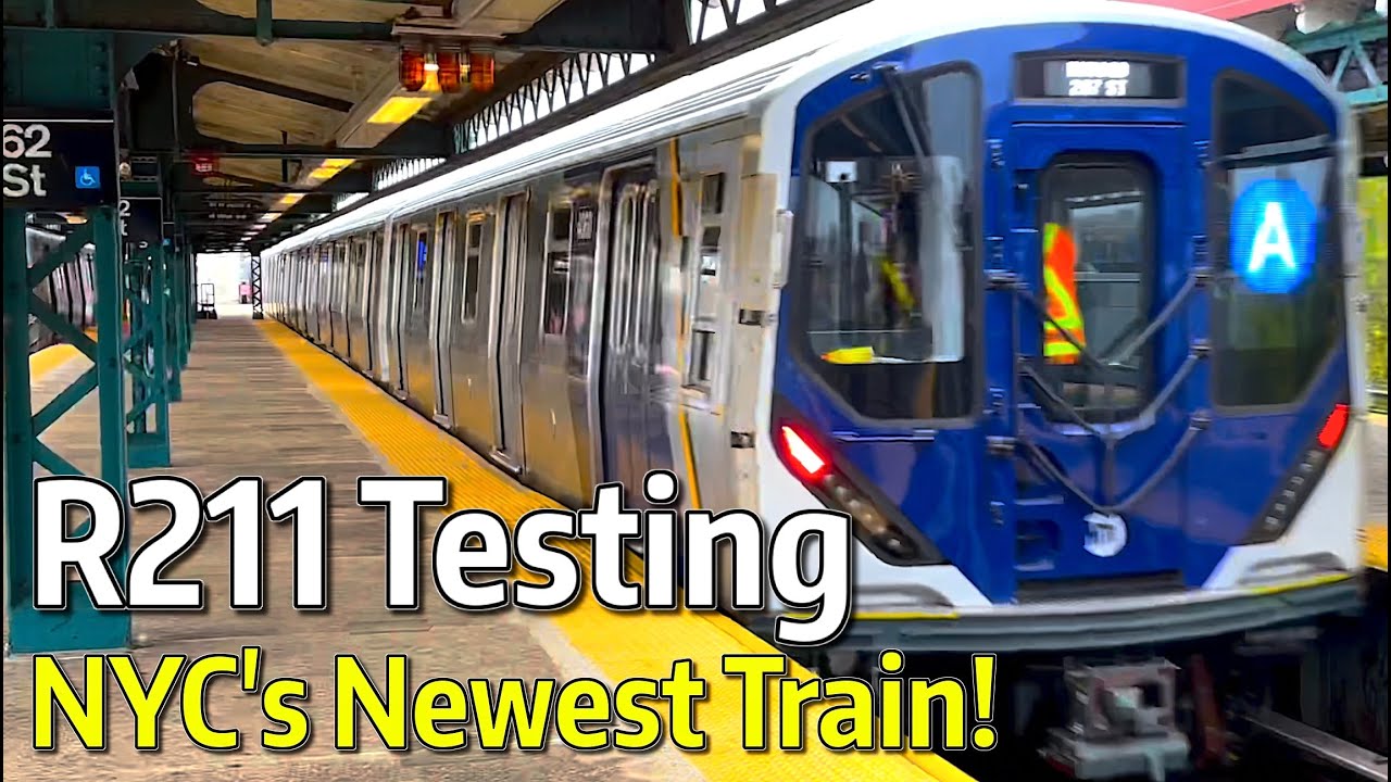 ⁴ᴷ⁶⁰ Brand New R211 Subway Cars Testing in Brooklyn