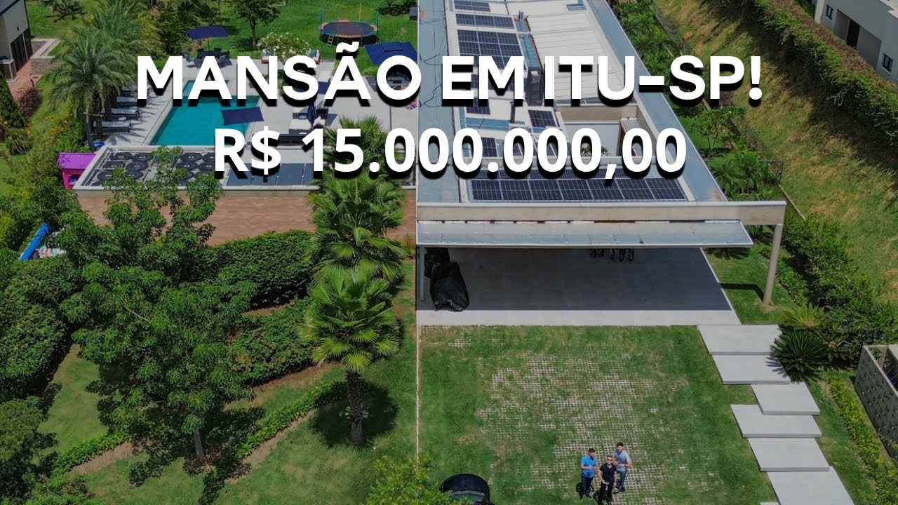 TOUR COMPLETO EM UMA MANSÃO DE R$ 15.000.000,00!
