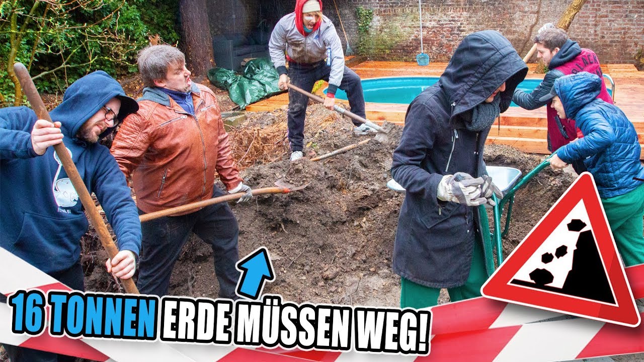 16 TONNEN ERDE & 10 Stunden SCHAUFELN - Dieser Tag geht in die Geschichte ein
