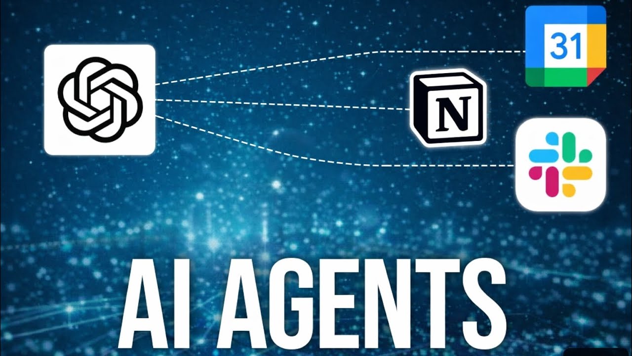 AI Agents Explained – Automate Tasks with ChatGPT, Notion, Slack & Google Calendar
