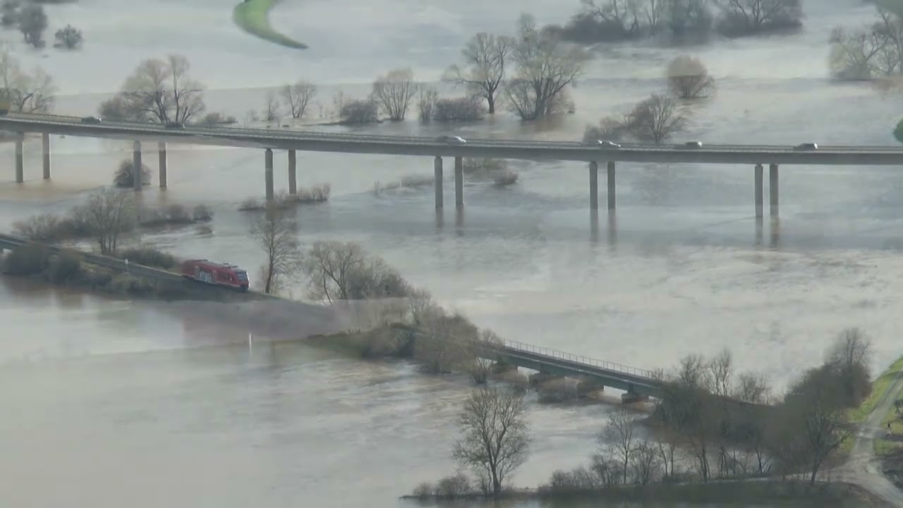 Weihnachts Hochwasser 2023 bei Einbeck
