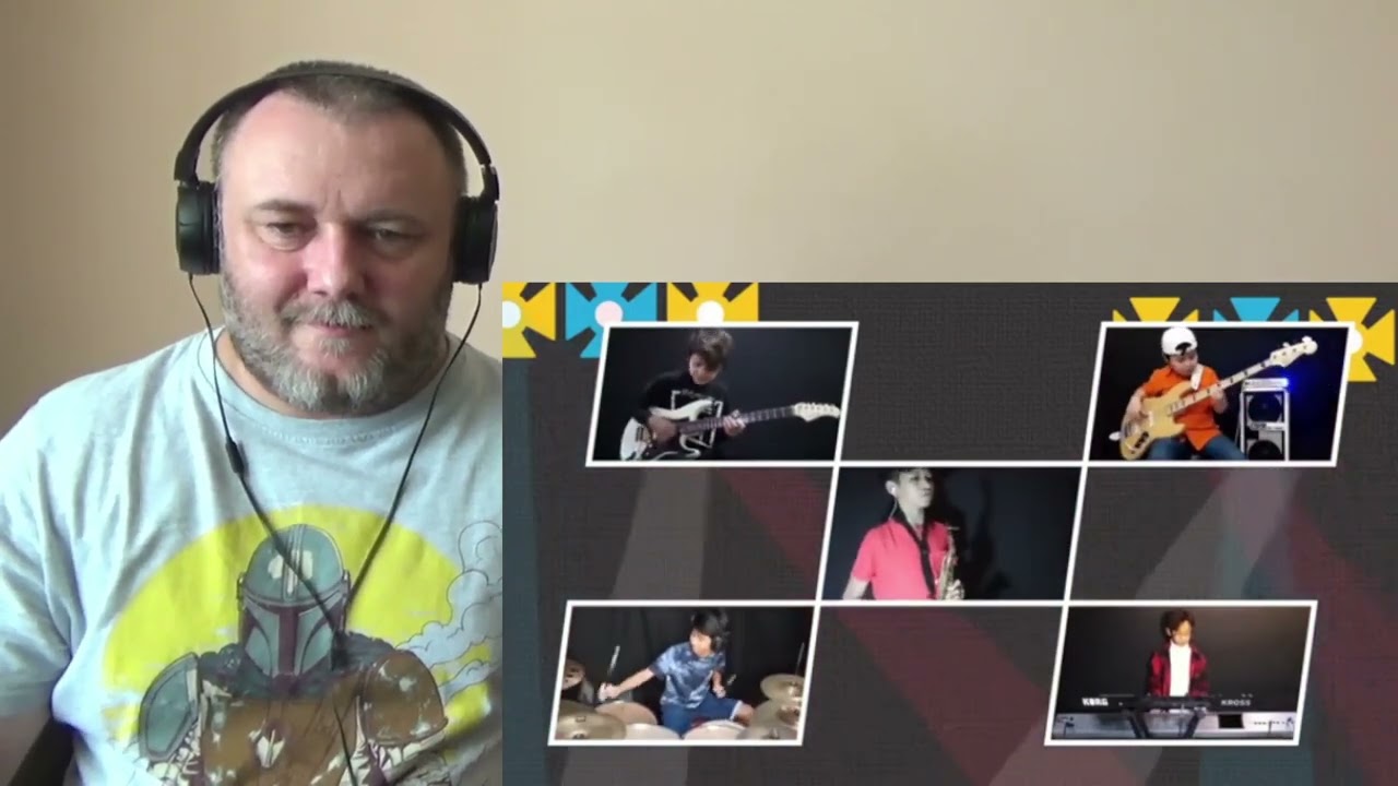 5 Indonesian Kids Play Fusion Jazz : Sketsa (REACTION)