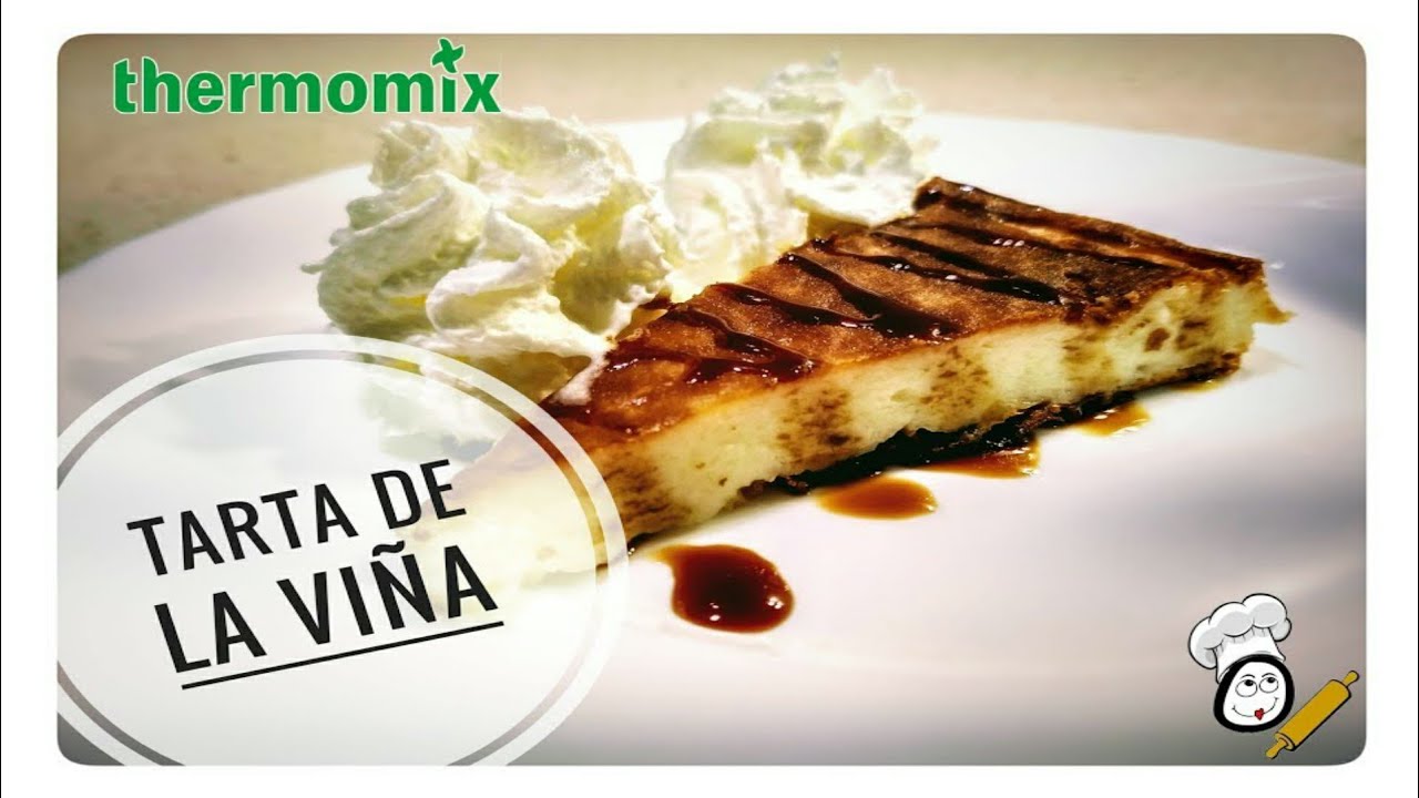🍰 TARTA de la VIÑA🍰 buenísima 😋 con *Thermomix tm5*. RECETA paso a paso, para 4 personas.