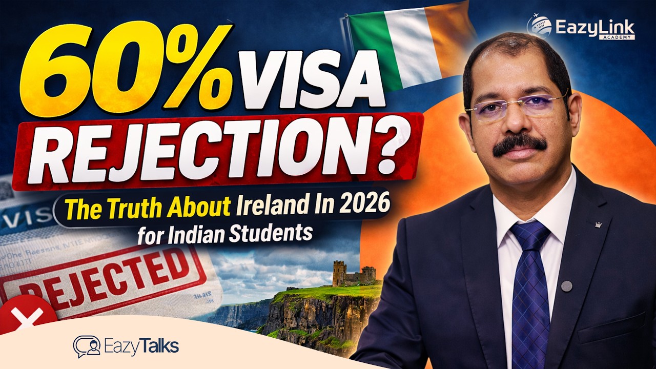Why 60% of Ireland Study Visas are REJECTED! 🇮🇪 (The 2026 Truth) | Sony Varghese
