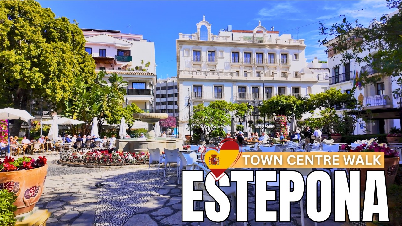 Estepona, Spain Walking Tour 🇪🇸 | Garden of Costa del Sol