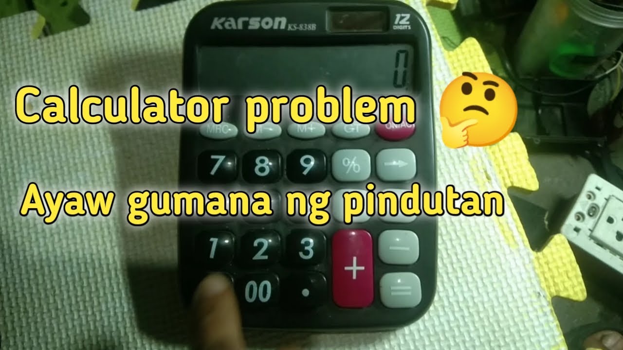 Ayaw gumana ng calculator|Calculator problem not functioning repair