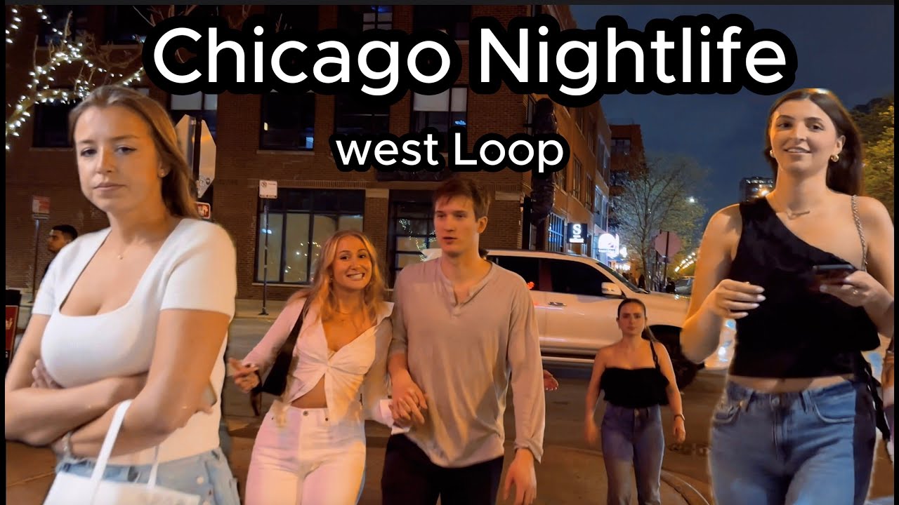 Night life in Chicago west loop | full 4K walking tour