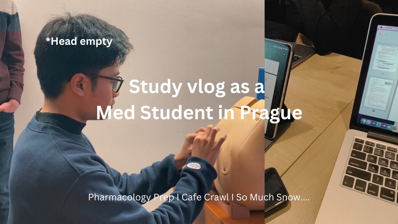 Study vlog ❄︎ | productive weekend as a med student in Prague