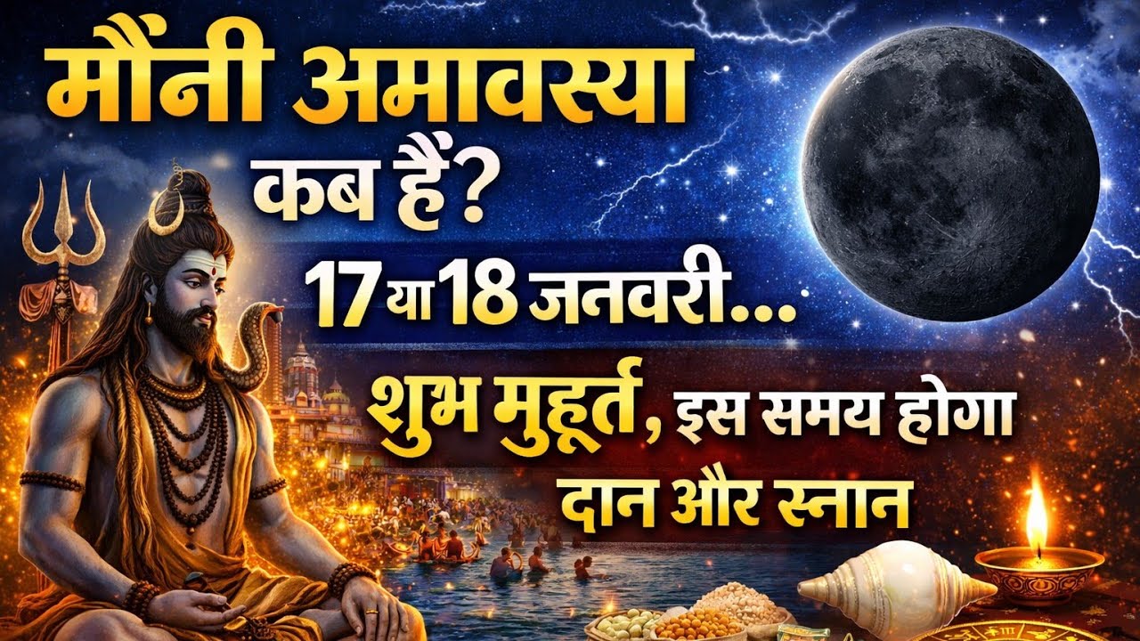 मौनी अमावस्या 2026: 17 या 18 जनवरी? जानिए शुभ मुहूर्त, दान-स्नान और जरूरी उपाय