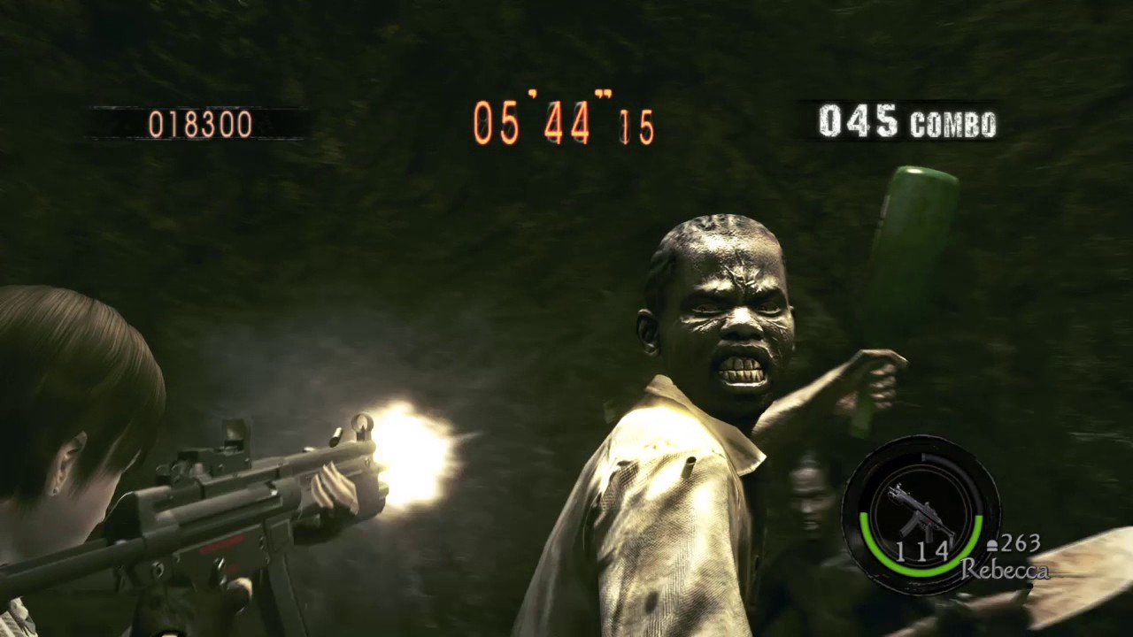 Resident Evil 5 Mercenaries United Solo Mines - 722K Rebecca (S.T.A.R.S.)