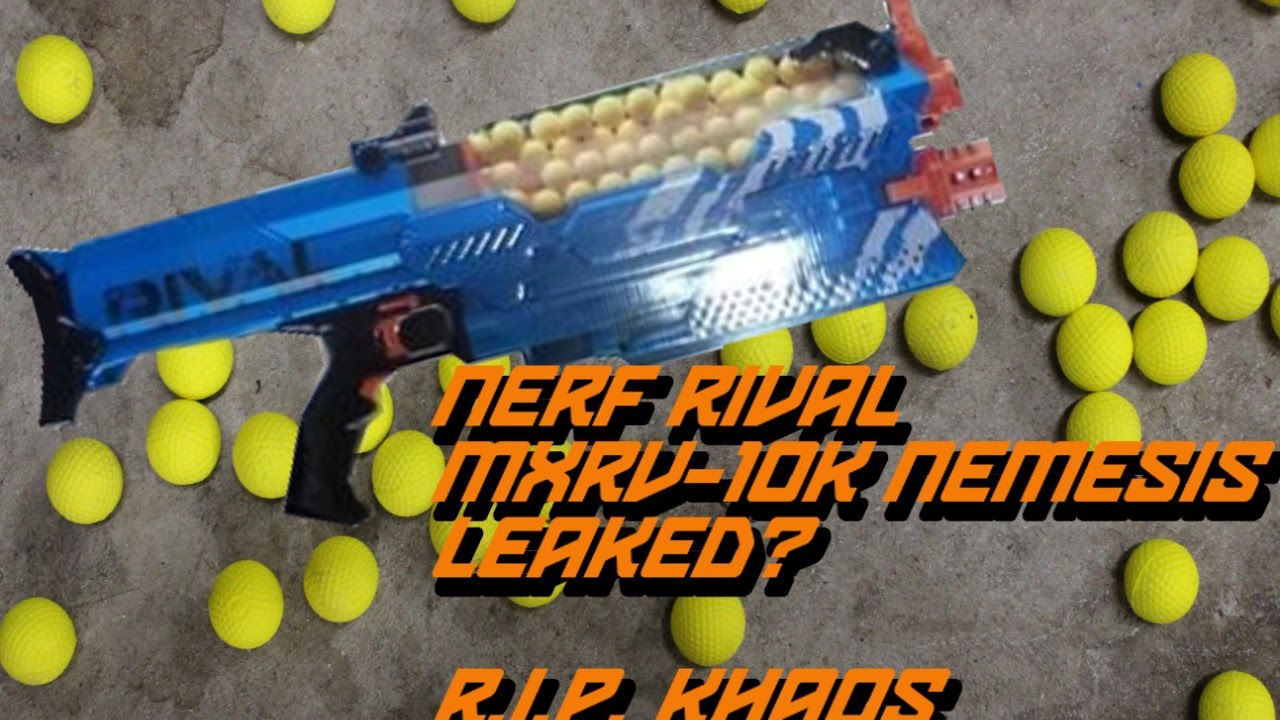 NEW NERF RIVAL MXVR-10K Nemesis Leaked? (2017/2018 Blaster Reveal) | Walcom S7
