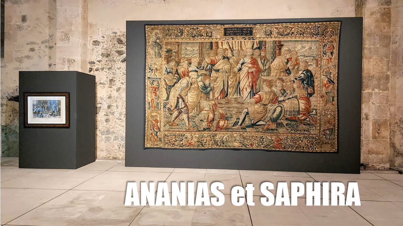 ANANIAS et SAPHIRA | In Sicilia l'arazzo secentesco della collezione Bilotti Ruggi d'Aragona