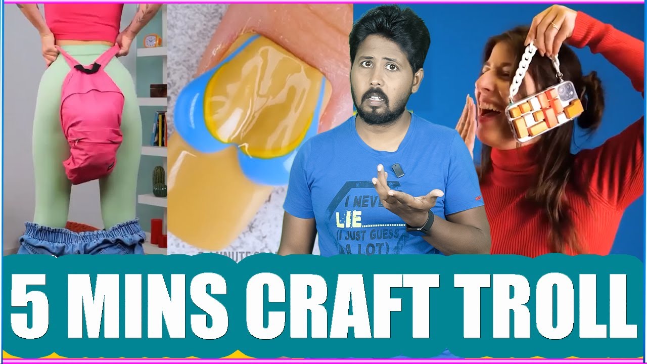 5 MINS CRAFT குறளி வித்தைகள் 😂 Worst Simple Hack Troll Tamil 😂   SHAFI ZONE