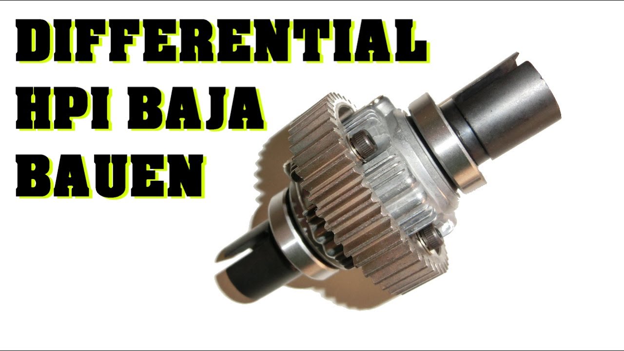 HPI Baja 5b SS 5t 5sc flux - Differential Getriebe bauen - Anleitung / Tutorial - Darconizer RC