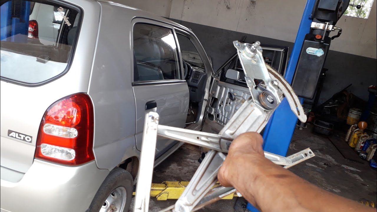 maruti alto glass regulator replacement procedure