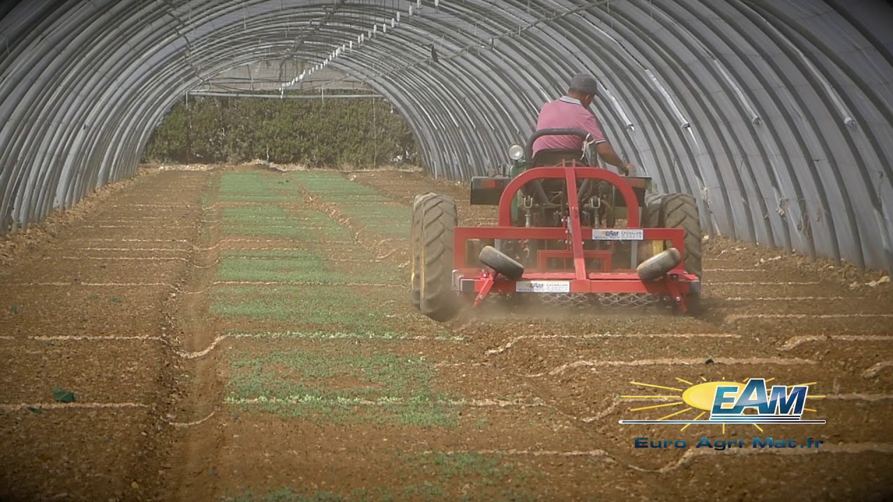 EUROAGRIMAT GRF150 EAM POUR FAUX SEMIS SUR PLANCHES MARAICHERES