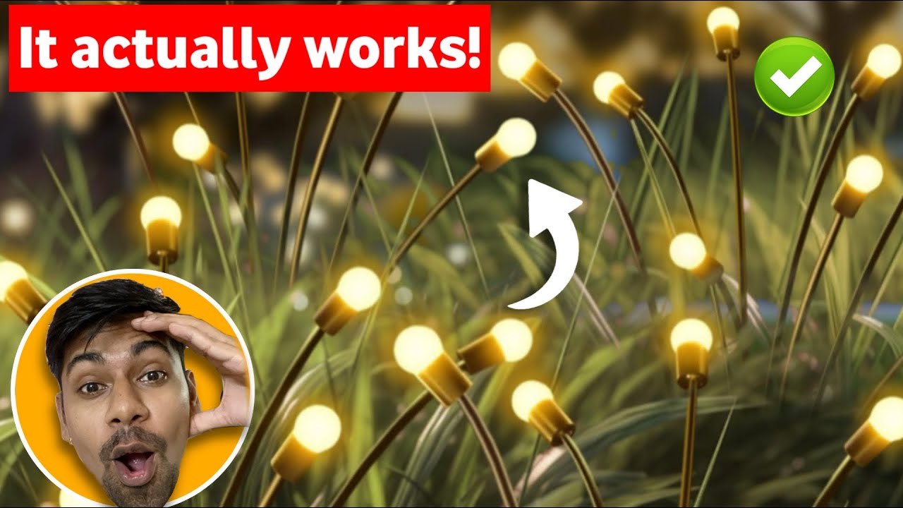 Homehop Solar Firefly Garden Light | Solar Decorative Lights | Home and Garden Decoration