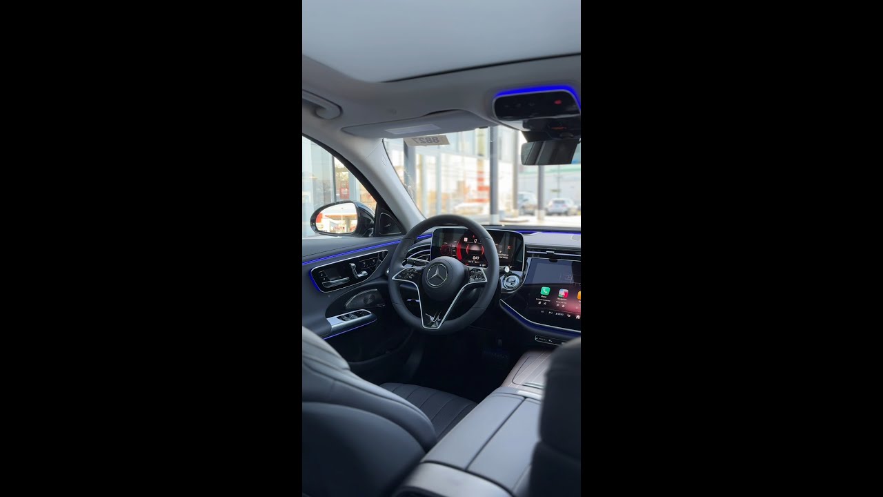 The lighting on our brand new E 350 is elegant and bright!