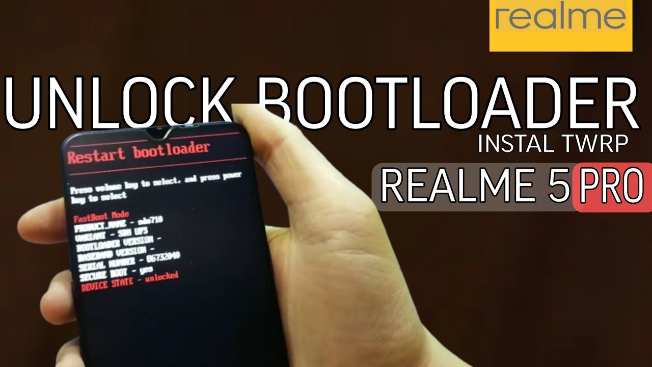 Realme 5 Pro: Unlock Bootloader & Install TWRP Custom Recovery