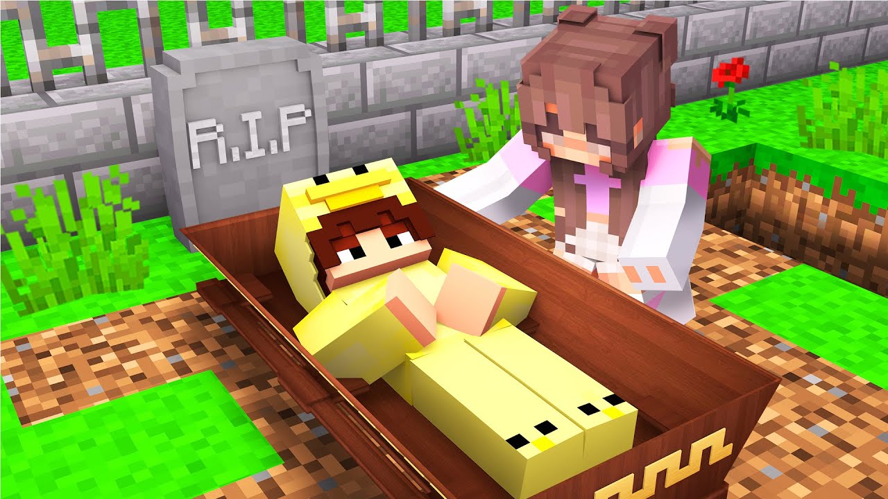 DENNUS Zijn BEGRAFENIS In MINECRAFT..