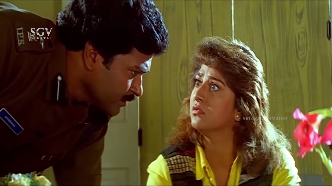Charanraj Fights With CBI Officer to Save Criminal - cbi durga kannada movie part-5