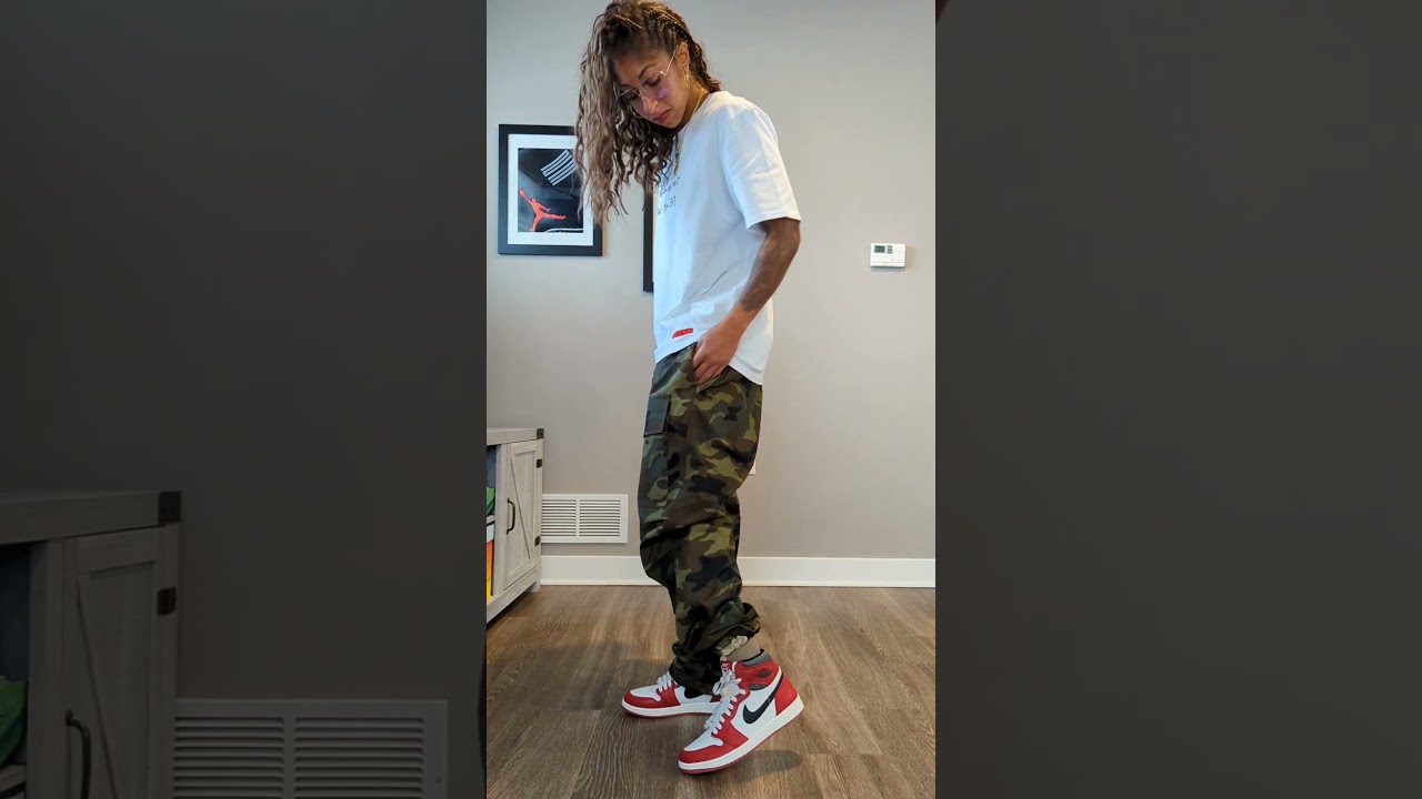 Easy Fit for Air Jordan 1 Retro High Chicago Lost and Found #jordan #fearofgod #grwm