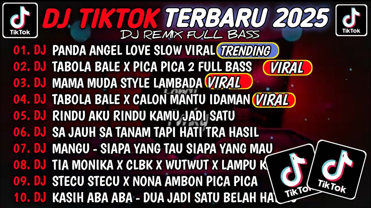 DJ TIKTOK TERBARU 2025 - DJ PANDA ANGEL LOVE🎵DJ TABOLA BALE X PICA PICA 2 VIRAL TIKTOK TERBARU 2025