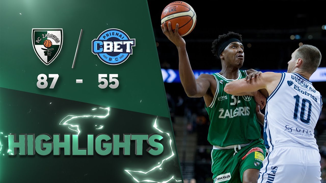 Highlights: Zalgiris glides past Prienai for blow-out win