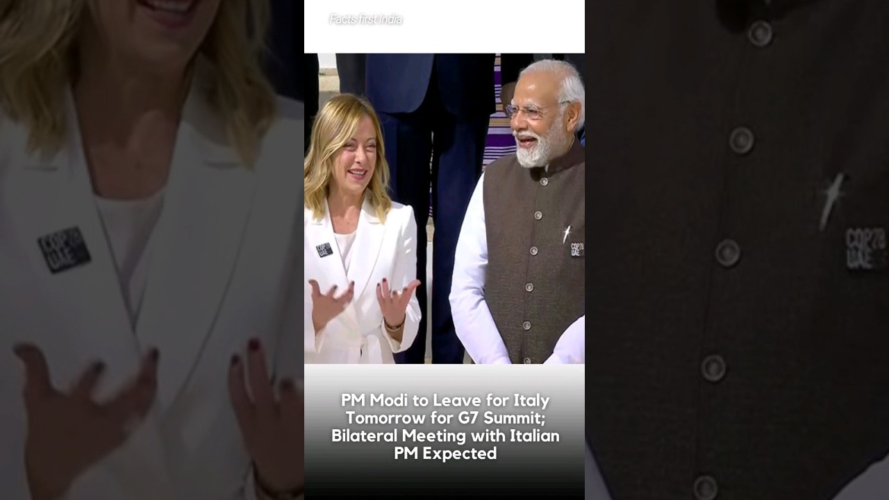 PM Modi's G7 Summit Agenda: Italy Visit and Bilateral Talks with Italian PM Expected
