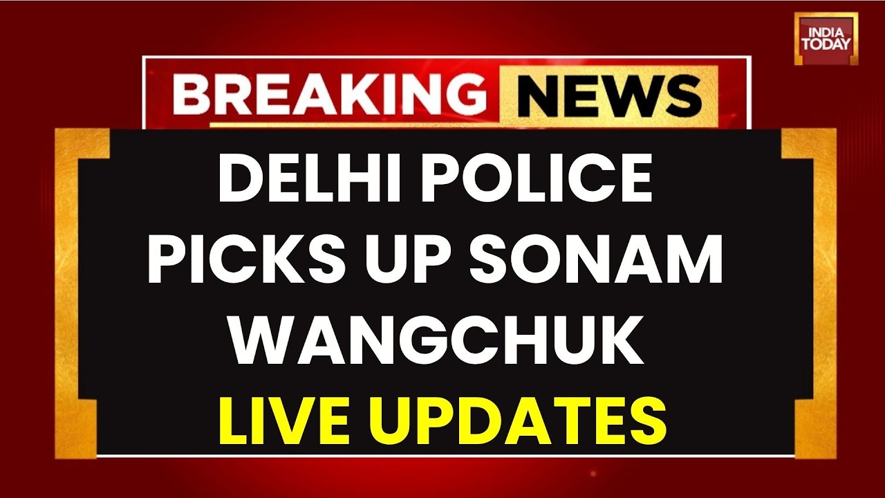 Live Updates: Sonam Wangchuk Removed From Jantar Mantar | CJP Protest | Delhi Police | Wangchuk