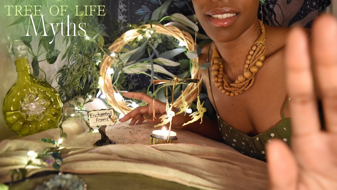 HERBAL MASSAGE ASMR for Magical SLEEP, Stress Relief, Healing, Energy cleansing 🌱Mystical Forest SPA