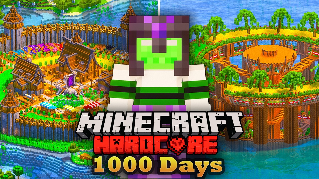 Я выжил 1000 дней в хардкорном Minecraft [ПОЛНЫЙ ФИЛЬМ]