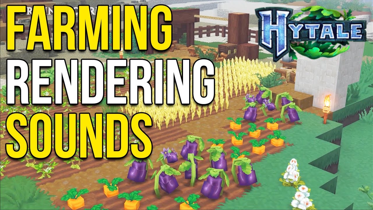 Hytale News: Farming, Rendering and Sounds!