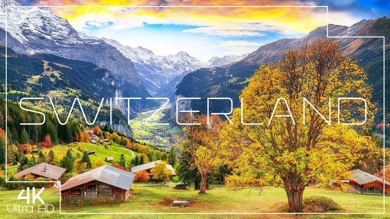 Beautiful nature of Switzerland in 4K | Matterhorn, mountain lakes and more