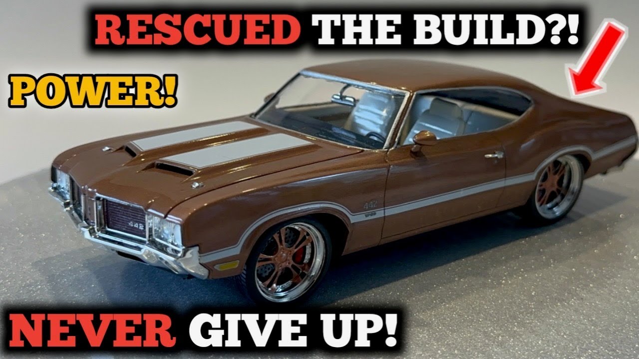 Revell: 71 Olds 442 Final: Paint Rescue and Custom Racing Stripes