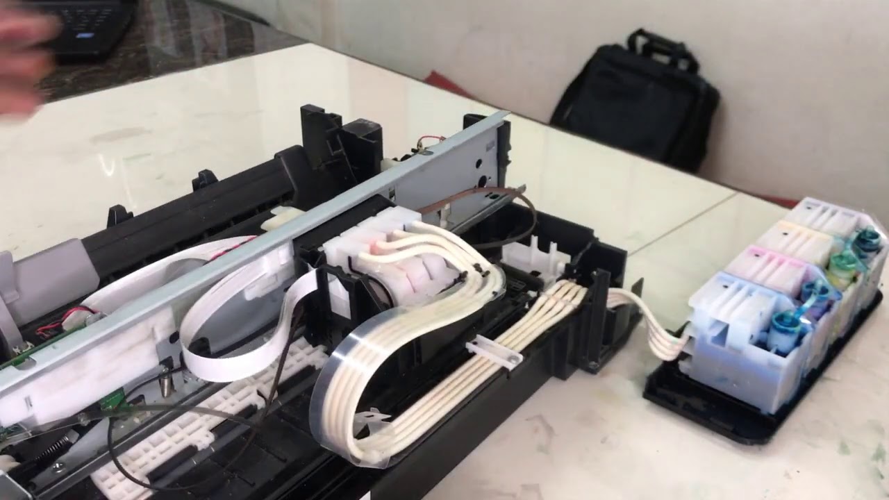 EPSON L120 REPLACING TIMING BELT - EASY WAY (TAGALOG)
