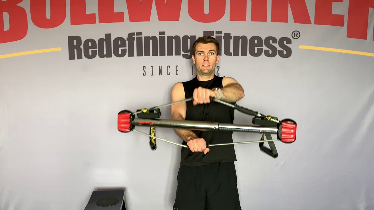 Bullworker Total Body Superset for strong chest, arms, back, shoulders, and legs.