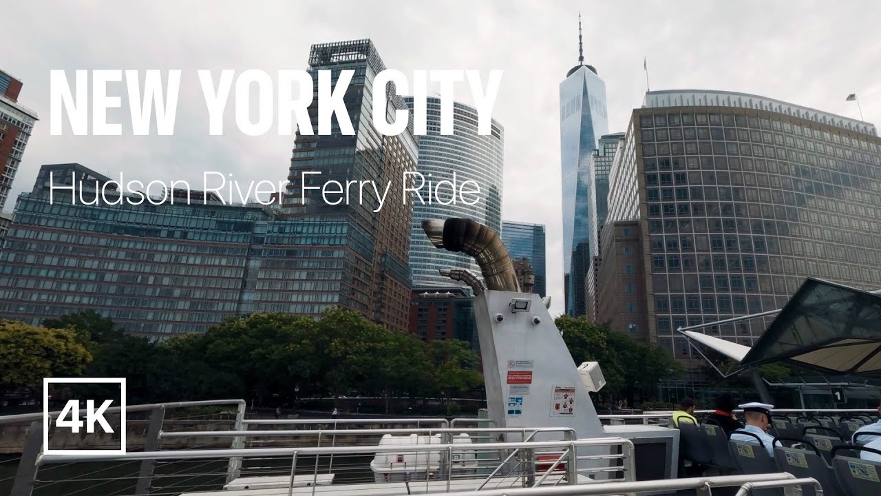 [4K] New York City 🗽 Hudson River Series - Ep. 5 - NYC Ferry to St. George [Aug. 2022]