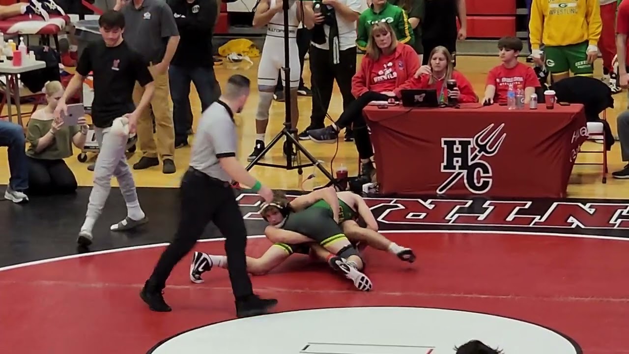 Rex Whitlatch Invitational - Consolation Round 4 150lbs B Cyrkiel (Minooka) vs K Smith (Geneseo) 