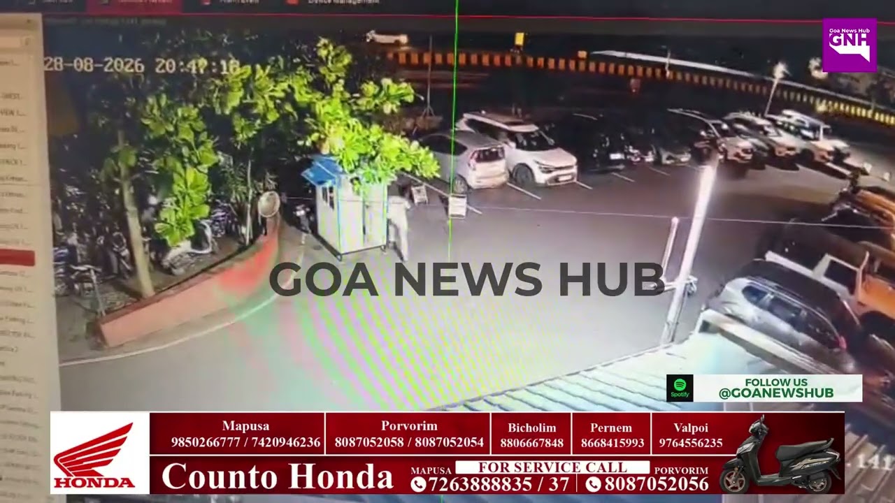 CCTV Captures Porvorim F*ring Incident