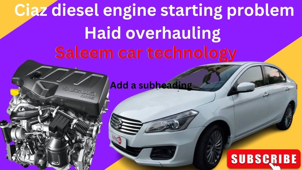 Maruti suzuki Ciaz diesel engine Starting problem Haid & timing kit overhauling Brezza diesel
