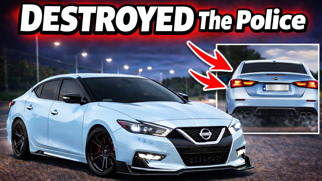 Nissan Maxima SCHOOLS Police In Mind-Blowing Chase! Will He Getaway?!