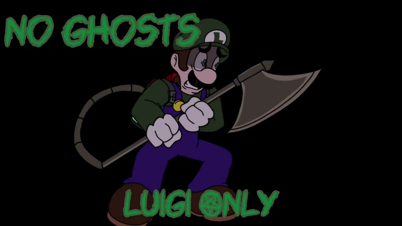 Friday Night Funkin No Ghosts - Horror Luigi Vocals Only