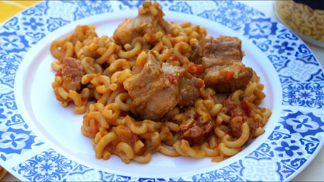 NO CREERÁS lo BUENA que queda esta Fideuá con carne en Thermomix