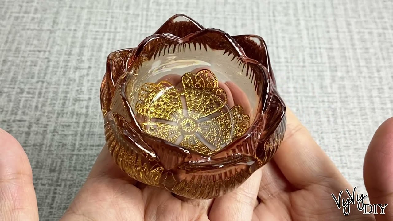 DIY Lotus Candle Holder - Resin Tutorial