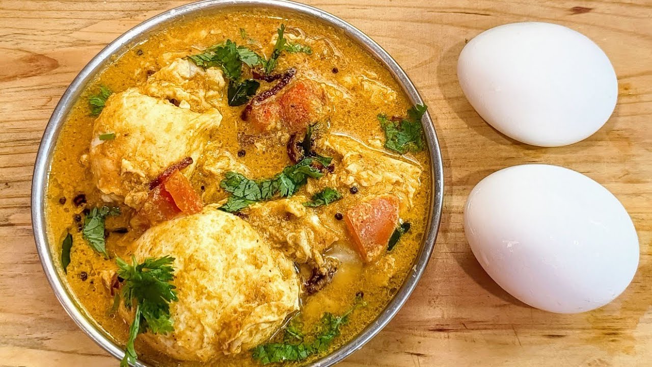 Authentic Mangalorean Egg Curry with Coconut Masala