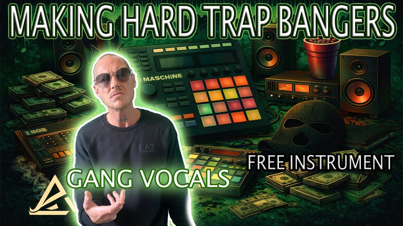 Как создавать трэп-биты с нуля на бесплатном инструменте Maschine #maschine #beatmaking #production