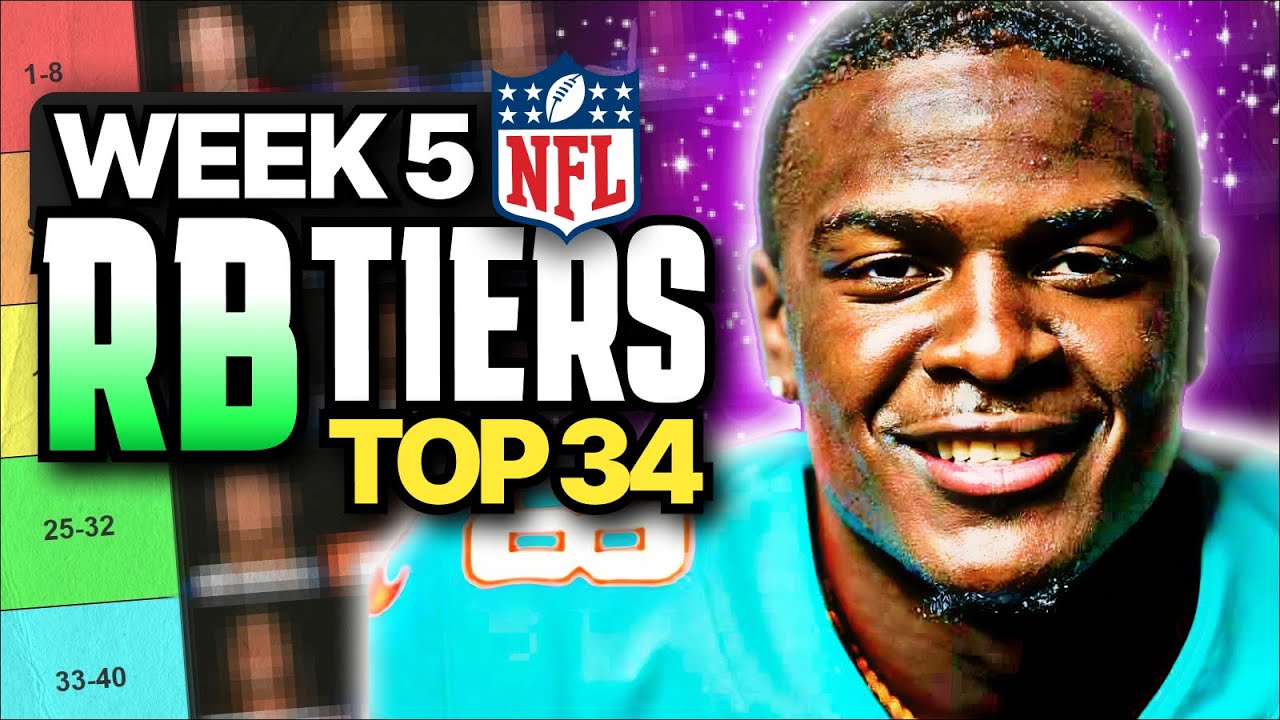 Week 5 Fantasy Football RB Rankings (Top 34)